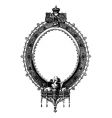 Ornate frame vector image