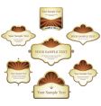 Labels vector image