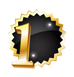 First Place Winner Award vector image