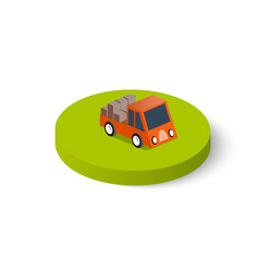 Flat isometric city Flat isometric city vector image