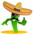 Mexican cactus vector image