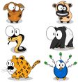 Cartoon animals vector image