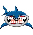 Shark cartoon vector image