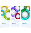 Set of banners vector image