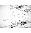 Architectural sketches background vector image
