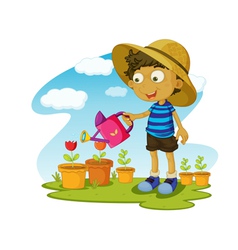 Gardening vector image