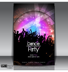 Dance party vector image