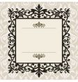 Vintage frame vector image