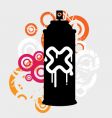 Spray can vector image