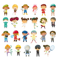 Professions vector image