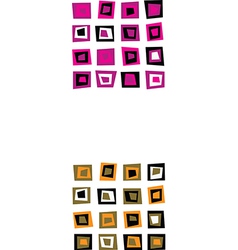 Retro square seamless vector image