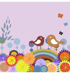 Design greeting card vector image