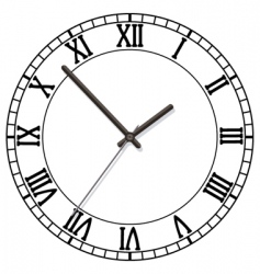 Old clock vector image