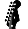 Guitar head vector image