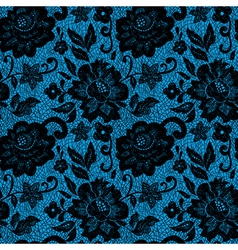 BlackLaceFlowerOnBlue BlackLaceFlowerOnBlue vector image