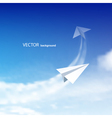 Paper plane vector image