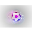 Football abstract ball vector image