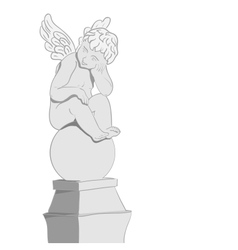 Angel or cupid vector image