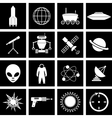 Space icons vector image