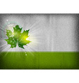 Background autumn grey green vector image