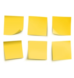 Post it notes vector image