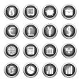 Financial icon set vector image
