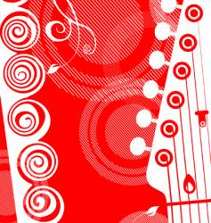 Guitar head vector image