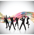 Party people background 0102 vector image