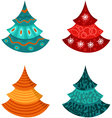 Christmas tree vector image