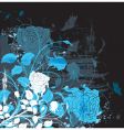 Background flower vector image