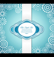 Holiday greeting background vector image