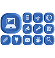 Office buttons vector image