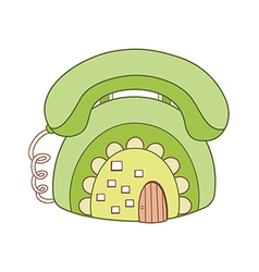 A telephone vector image