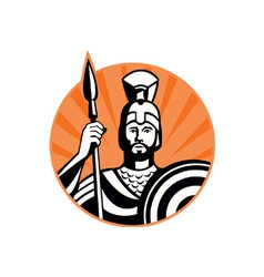 Roman Centurion Soldier vector image