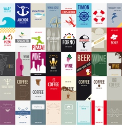 Business Cards vector image