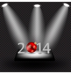 2014 beauty Christmas and New Year background vector image