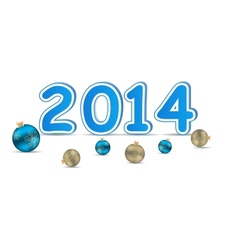 2014 beauty Christmas and New Year background vector image