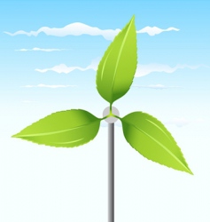 Green energy vector image