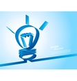 Background with lamp vector image