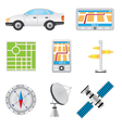Navigation vector image