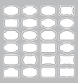 Blank labels set vector image