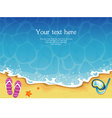 Tropic back pic vector image
