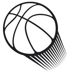 Basketball ball vector image