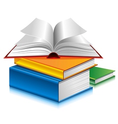 Books vector image