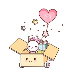 A box is open vector image
