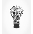 Light bulb vector image