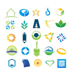 Logo design elements vector image
