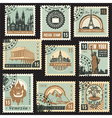 Architectural landmarks vector image