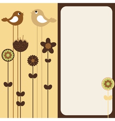 Greeting card vector image