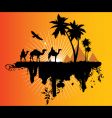 Caravan vector image